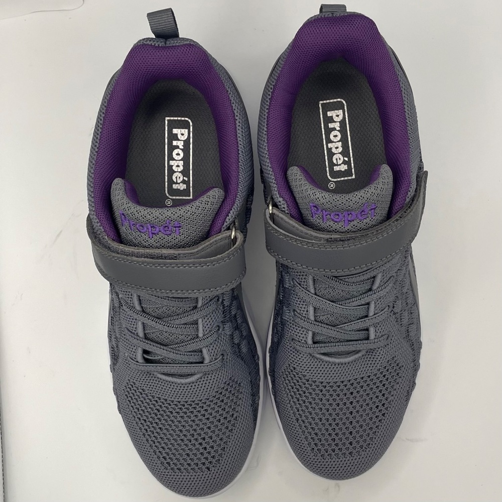 PROPET Axial mesh orthotic lightweight comfy gray sneakers women’s Size 8 1/2 - Picture 9 of 15